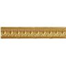 FROM PLAIN TO BEAUTIFUL IN HOURS Puffy Archways 0.012 in. x 4.25 in. x 48 in. Metal Bed Moulding Nail-Up Tin Cornice in Gold Nugget (48 in. ft./Pack)