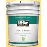 BEHR PREMIUM PLUS 5 gal. #360B-4 Sweet Chamomile Semi-Gloss Enamel Low Odor Interior Paint & Primer