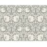 NextWall 40.5 sq. ft. Alloy Grey & Alabaster Pimpernel Floral Vinyl Peel and Stick Wallpaper Roll