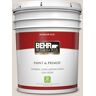 BEHR PREMIUM PLUS 5 gal. #N210-1 Taupe Tease Flat Low Odor Interior Paint & Primer