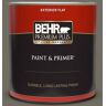 BEHR PREMIUM PLUS 1 qt. #790D-6 Dusty Mountain Flat Exterior Paint & Primer