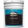 BEHR PREMIUM PLUS 5 gal. #620E-1 Lily Lavender Satin Enamel Exterior Paint & Primer