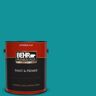 BEHR PREMIUM PLUS 1 gal. #500B-6 Peacock Feather Flat Exterior Paint & Primer