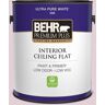 BEHR PREMIUM PLUS 1 gal. #S120-2 Etiquette Ceiling Flat Interior Paint