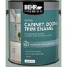 BEHR PREMIUM 1 gal. #AE-39 Danger Isle Satin Enamel Interior/Exterior Cabinet, Door & Trim Paint