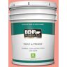 BEHR PREMIUM PLUS 5 gal. #180B-4 Fruit Shake Semi-Gloss Enamel Low Odor Interior Paint & Primer