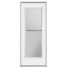 Masonite 32 in. x 80 in. Mini Blind Right-Hand Inswing Primed Steel Prehung Front Exterior Door No Brickmold