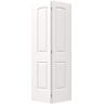 JELD-WEN 32 in. x 80 in. Santa Fe White Painted Smooth Molded Composite Closet Bi-fold Door