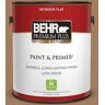 BEHR PREMIUM PLUS 1 gal. #MQ2-11 Outdoor Land Flat Low Odor Interior Paint & Primer