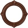 Ekena Millwork 13-1/8 in. x 8 in. ID x 5/8 in. Benson Urethane Ceiling Medallion (Fits Canopies upto 8 in.), Copper Penny