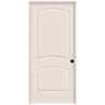 JELD-WEN 36 in. x 80 in. Primed Left-Hand C2050 2-Panel Arch Top Premium Composite Single Prehung Interior Door