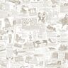 Norwall Newspaper Vinyl Roll Wallpaper (Covers 55 sq. ft.)