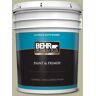 BEHR PREMIUM PLUS 5 gal. #QE-34 Court Green Satin Enamel Exterior Paint & Primer