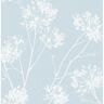 NextWall One O'Clock Light Blue Floral Vinyl Peel and Stick Wallpaper Roll (Covers 30.75 sq. ft.)