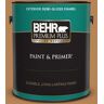 BEHR PREMIUM PLUS 1 gal. #S250-5 Roasted Cashew Semi-Gloss Enamel Exterior Paint & Primer