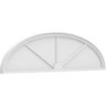 Ekena Millwork 2 in. x 68 in. x 18 in. Elliptical 3-Spoke Architectural Grade PVC Pediment Moulding