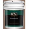 BEHR PREMIUM PLUS 5 gal. #N190-6 Nut Brown Semi-Gloss Enamel Exterior Paint & Primer