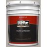 BEHR PREMIUM PLUS 5 gal. #T17-09 Laid Back Gray Flat Exterior Paint & Primer