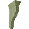 Ekena Millwork 3 in. x 12 in. x 6-1/2 in. Restoration Green Large Rojas Wood Vintage Decor Corbel