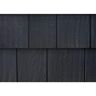 Grayne 6-1/2 in. x 60-1/2 in. Rustic Slate Engineered Rigid PVC Shingle Panel 5 in. Exposure (24-Per Box)