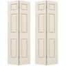 JELD-WEN 36 in. x 80 in. Colonist Primed Smooth Molded Composite Closet Bi-Fold Double Door