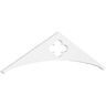 Ekena Millwork Pitch Turner 1 in. x 60 in. x 17.5 in. (6/12) Architectural Grade PVC Gable Pediment Moulding