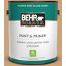 BEHR PREMIUM PLUS 1 gal. #PPU4-16 Kenya Semi-Gloss Enamel Low Odor Interior Paint & Primer