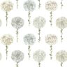 RoomMates 28.29 sq. ft. Mum Floral Peel and Stick Wallpaper