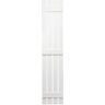 Ply Gem 16 in. x 71 in. Polypropylene 4 Board Open Board and Batten Shutters Pair in White