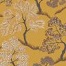 Trees Ochre Metallic Non-Pasted Vinyl Wallpaper