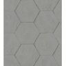 Advantage 57.8 sq. ft.Bascom Dark Grey Stone Hexagon Strippable Wallpaper Covers