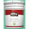 BEHR PREMIUM PLUS 5 gal. #470B-4 Intense Jade Flat Low Odor Interior Paint & Primer