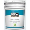 BEHR PREMIUM PLUS 5 gal. #560E-1 Little Dipper Satin Enamel Low Odor Interior Paint & Primer