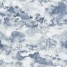 Scott Nara indigo Toile Strippable Non Woven Wallpaper