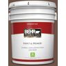 BEHR PREMIUM PLUS 5 gal. #N190-7 Moose Trail Flat Low Odor Interior Paint & Primer