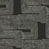 RoomMates Nikki Chu 30.75 sq. ft. Black Zulu Signature Peel and Stick Wallpaper