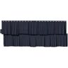 NovikShake 18.8 in. x 48.4 in. HS Hand Split Shake Polymer Siding in Windsor Blue (9 Panels Per Box, 49.4 sq. ft.)