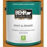 BEHR PREMIUM PLUS 1 gal. #S-H-310 Autumn Fest Semi-Gloss Enamel Low Odor Interior Paint & Primer