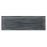 ANDOVA Enchant Parade Devon Dark Gray Glossy 4 in. x 12 in. Glass Textured Subway Wall Tile (3.26 sq. ft./Case)