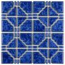 Merola Tile Osaka Blue Cloud 11-3/4 in. x 11-3/4 in. Porcelain Mosaic Tile (9.8 sq. ft./Case)