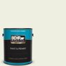 BEHR PREMIUM PLUS 1 gal. #GR-W09 Snowfall White Satin Enamel Exterior Paint & Primer