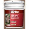 BEHR 5 gal. #MQ2-49 Kaffee Flat Masonry, Stucco and Brick Interior/Exterior Paint