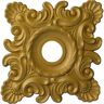 Ekena Millwork 1-1/2 in. x 18 in. x 18 in. Polyurethane Crawley Ceiling Medallion, Pharaohs Gold