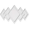 Ekena Millwork 1 in. P X 36 in. W X 24 in. H Zoe Architectural Grade PVC Contemporary Ceiling Medallion