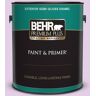 BEHR PREMIUM PLUS 1 gal. #P100-2 Sweet Romance Semi-Gloss Enamel Exterior Paint & Primer