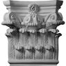 Ekena Millwork 8-1/4 in. x 25-1/4 in. x 24-5/8 in. Primed Polyurethane Corinthian Capital