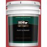 BEHR PREMIUM PLUS 5 gal. #S-G-160 California Poppy Semi-Gloss Enamel Exterior Paint & Primer