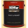 BEHR PREMIUM PLUS 1 gal. #P280-3 Polka Dot Skirt Flat Exterior Paint & Primer