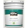 BEHR PREMIUM PLUS 5 gal. #N370-1 Roadster White Semi-Gloss Enamel Low Odor Interior Paint & Primer