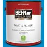 BEHR PREMIUM PLUS 1 gal. #MQ4-57 Celebration Blue Flat Low Odor Interior Paint & Primer